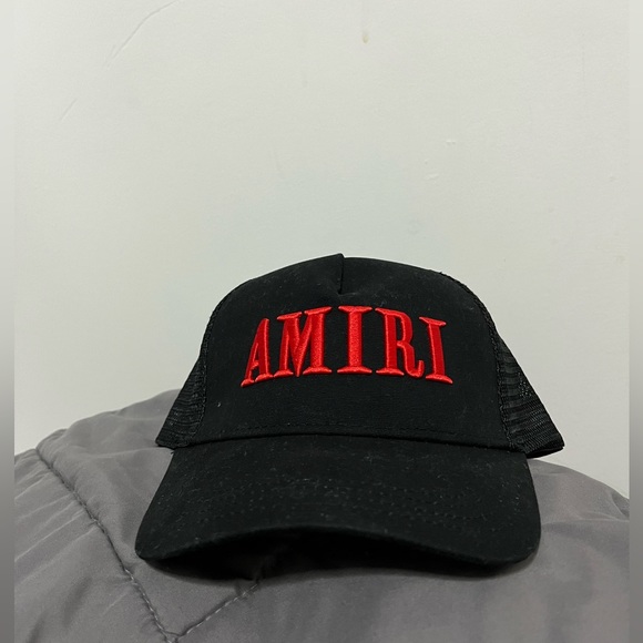 AMIRI Other - Black & Red Amiri Trucker Hat.